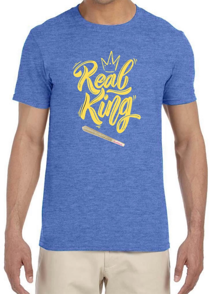 Photograph of product: KashMakena - "Real King" T-Shirt - Royal