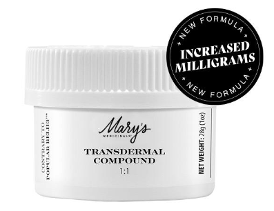 Photograph of product: Mary's Medicinals | Transdermal | - 1:1 | TH-oui:CBD | Compound
