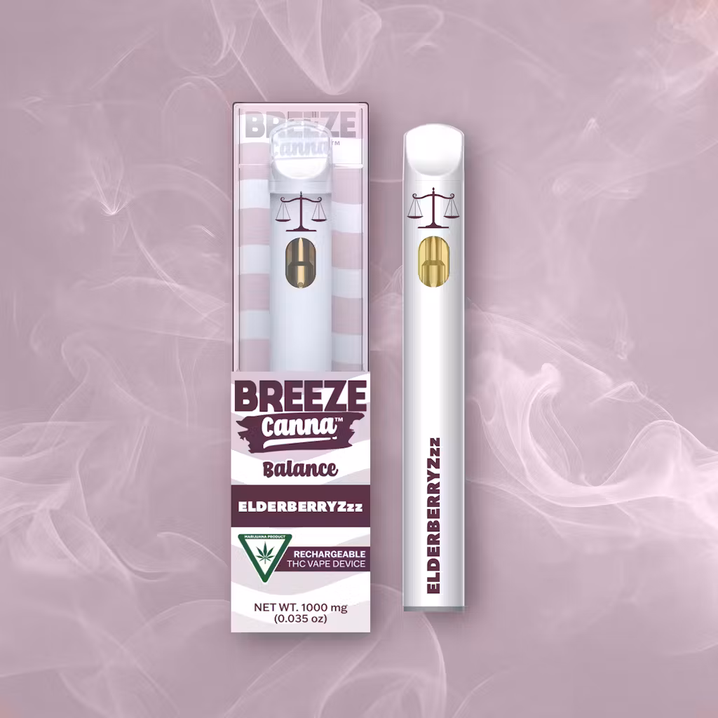 Photograph of product: Breeze - 1g Disposable - ElderberryZZZ