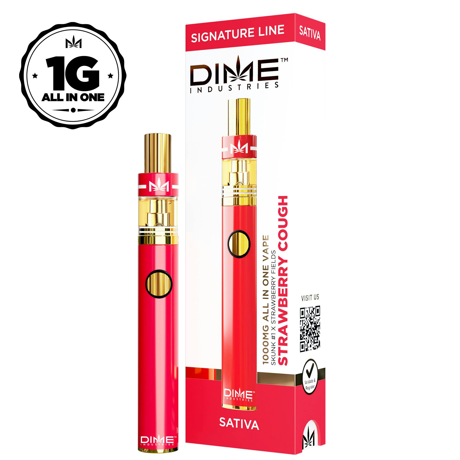 Photograph of product: STRAWBERRY COUGH ALL-IN-ONE