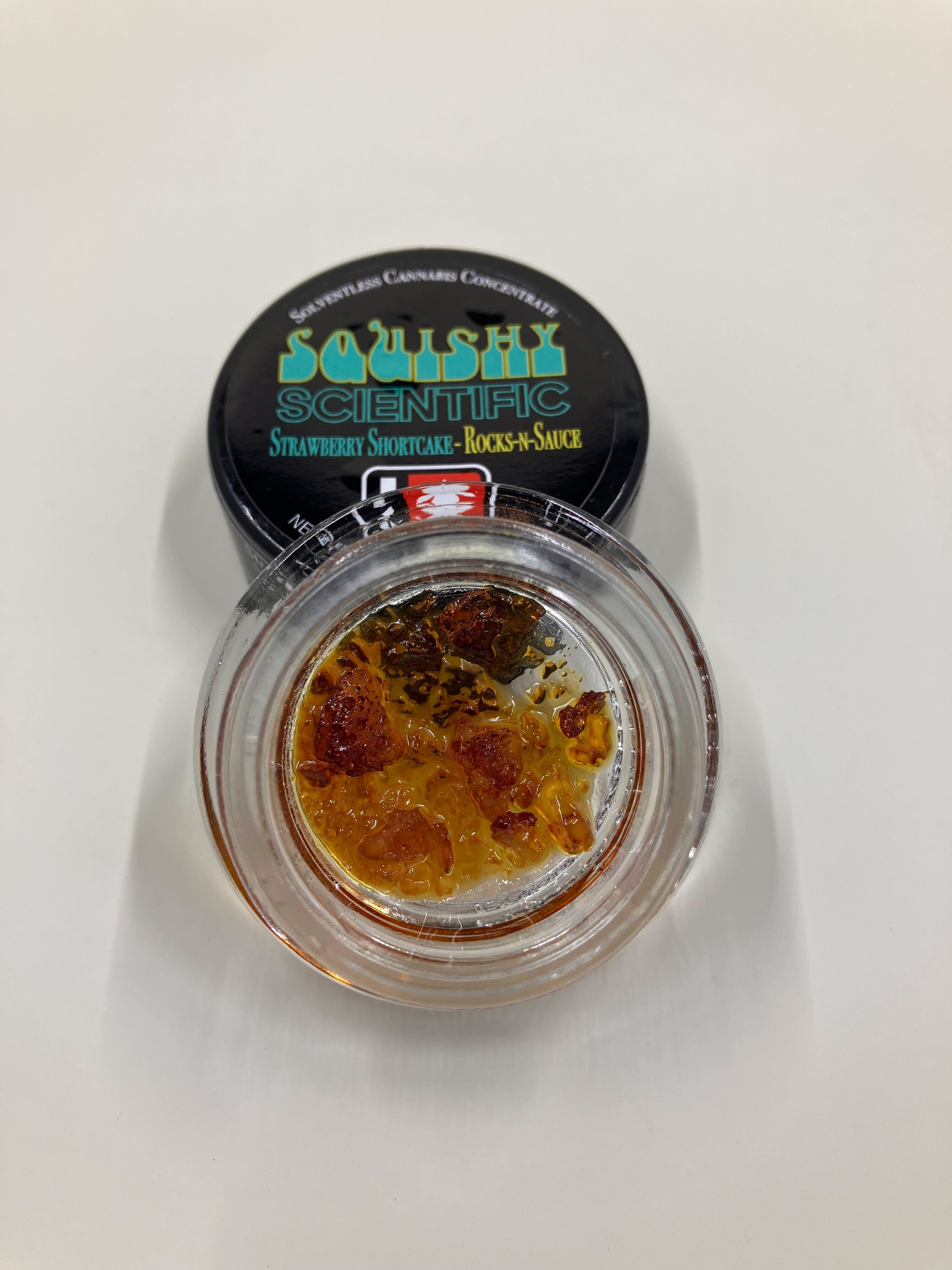 Photograph of product: Rocks-N-Sauce 1g Strawberry Shortcake (Squishy Scientific)