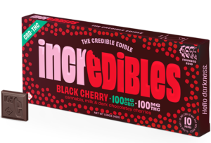 Photograph of product: BLACK CHERRY CHOCOLATE BAR | | 100MG