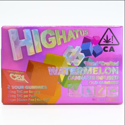 Photograph of product: Watermelon Sour Gummy (2pc)