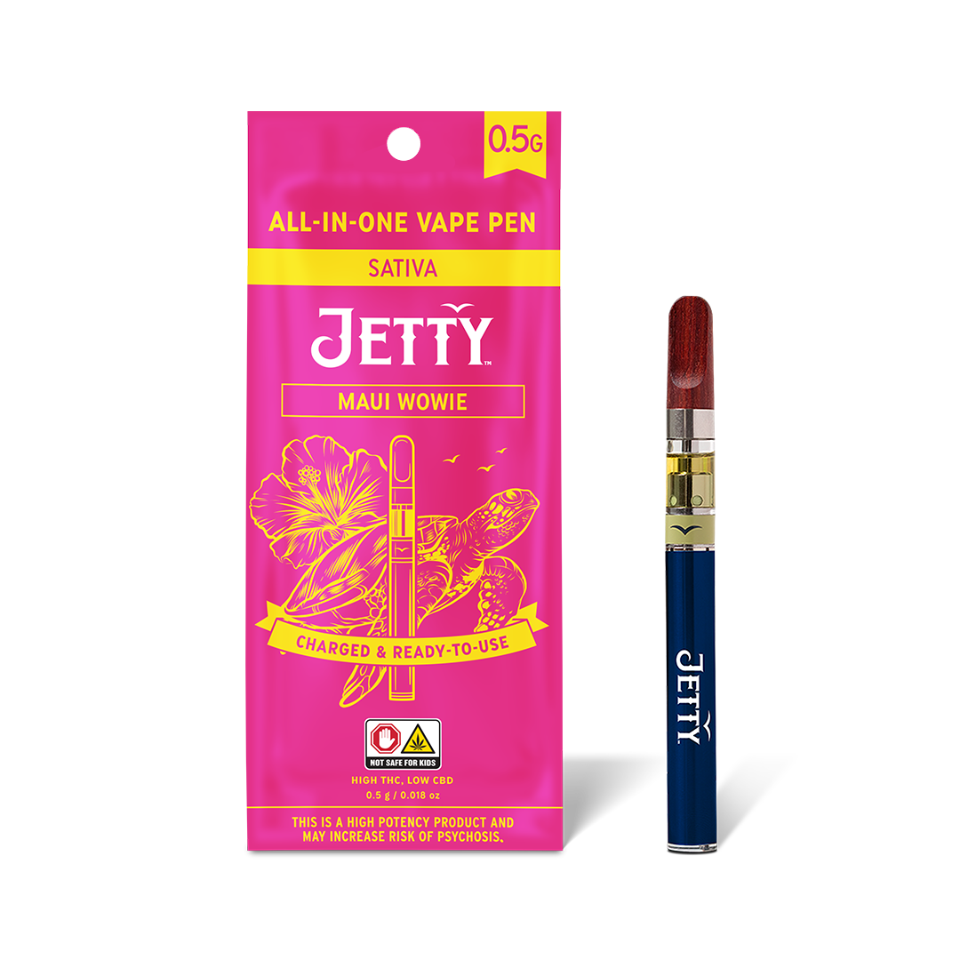 Photograph of product: Jetty - Maui Wowie - 0.5g Disposable All-in-One