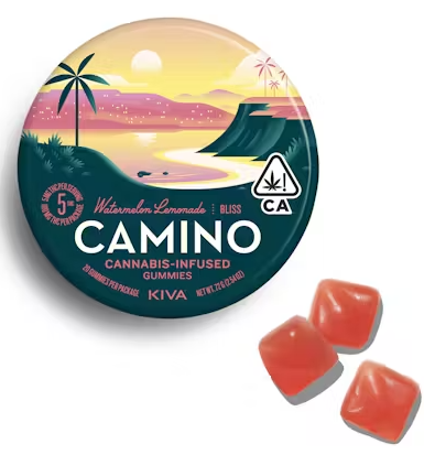 Photograph of product: Watermelon Lemonade [H] - 100MG Gummies 20PK