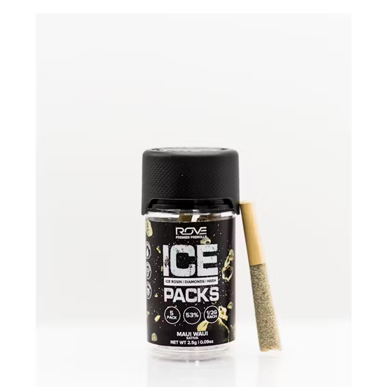 Photograph of product: Maui Waui (S) - .5g Infused Pre-Roll 5PK - (2.5g)