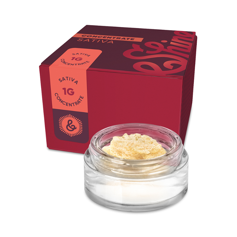 Photograph of product: &Shine | Sour Diesel (S) | 2g Cured Concentrate