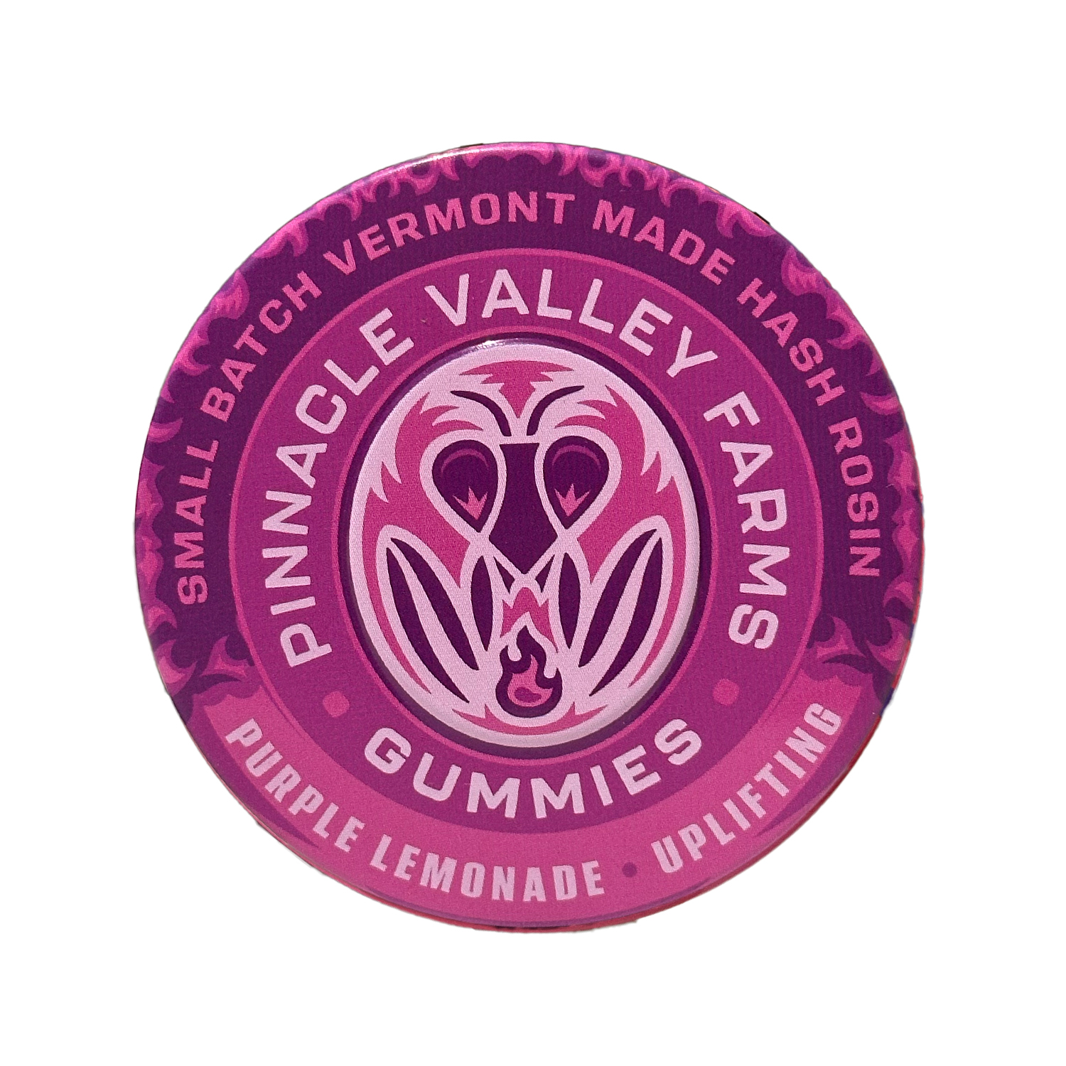 Photograph of product: Purple Lemonade Rosin Gummies | 100mg TH-oui | Pinnacle Valley Farm