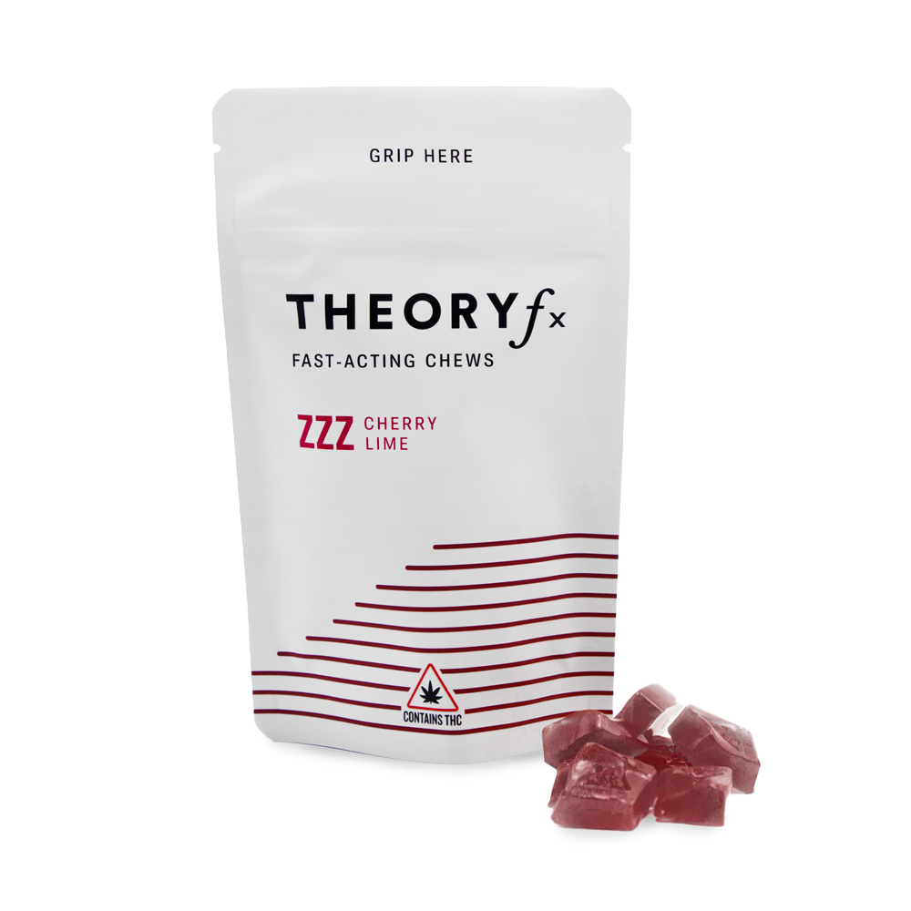 Photograph of product: THEORYfx Fast-Acting ZZZ [Sleep] Gummies - Cherry Lime