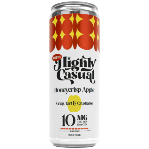 Photograph of product: Hang Ten Honeycrisp Apple Infused Seltzer 10mg TH-oui