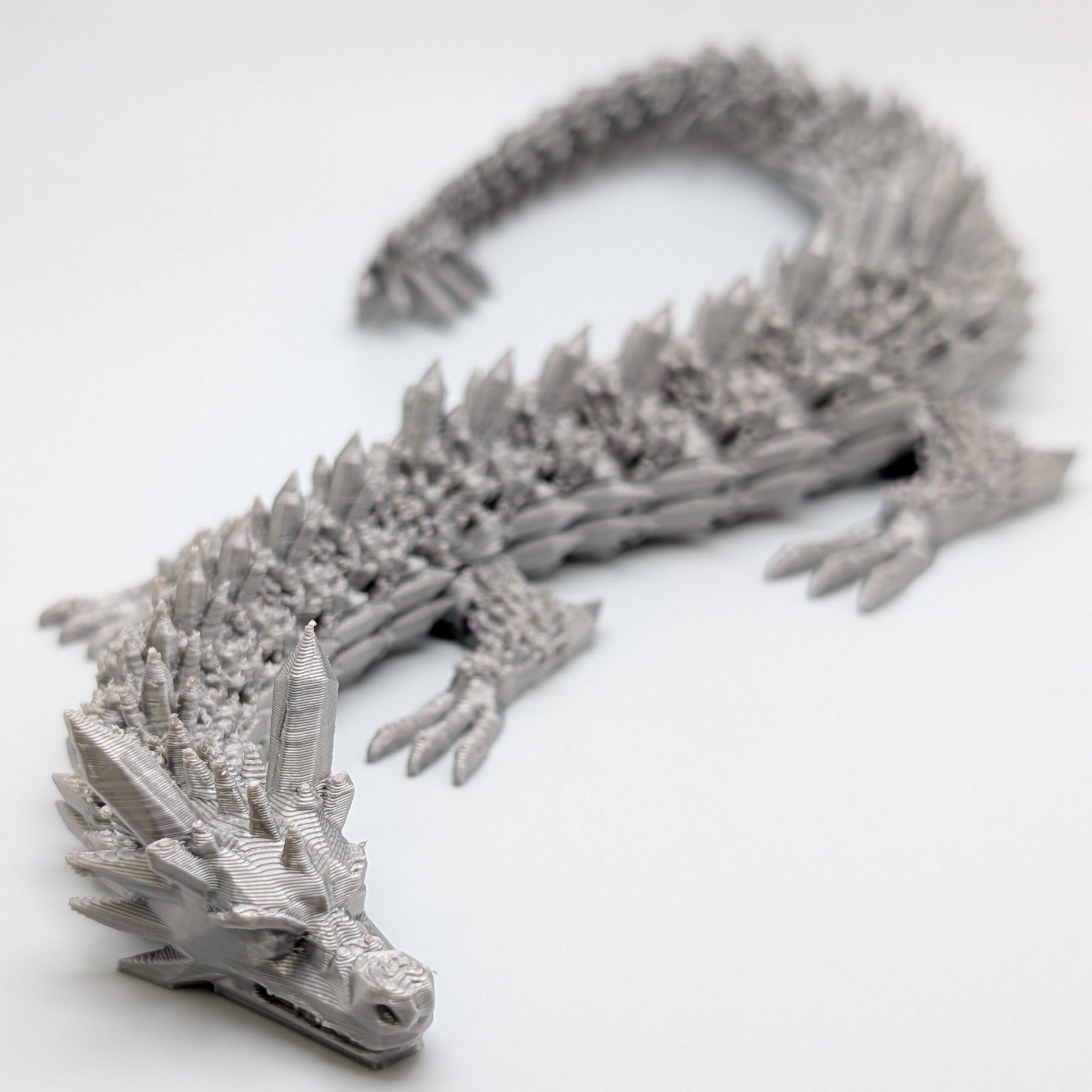 Photograph of product: Silver Spiked Dragon