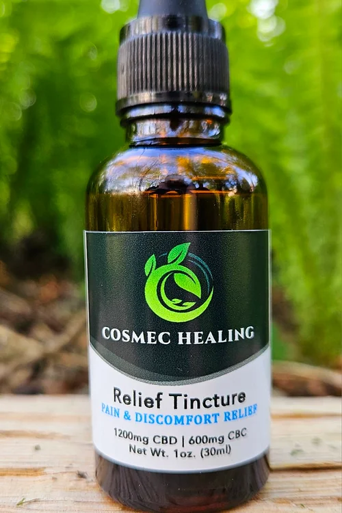 Photograph of product: Cosmec Healing Relief Tincture 1200MG CBD 600MG CBC