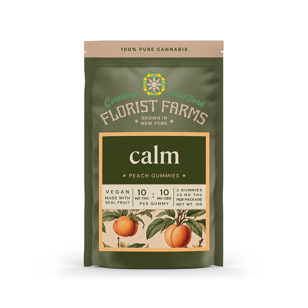 Photograph of Product: Calm | Peach Gummies | 2pk