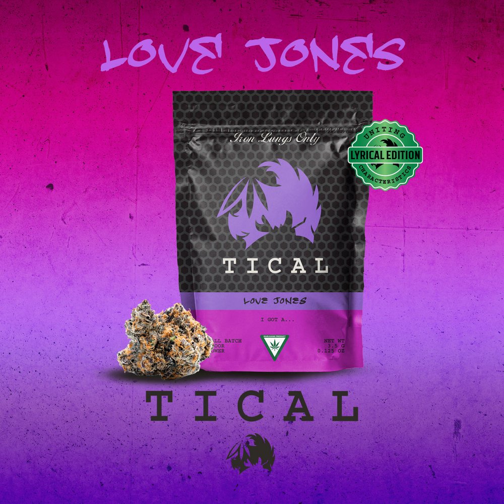Photograph of product: Love Jones | Flower | 3.5g | by Tical