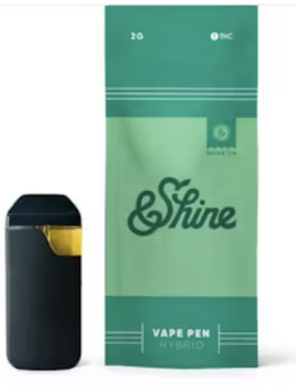Photograph of product: &Shine All-In-One Vape - Blueberry