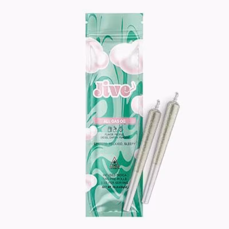 Photograph of product: All Gas- JIVE- 2Pck Pre Rolls