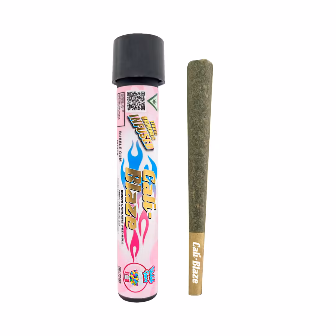 Photograph of product: Infused Pre-roll Bubblegum