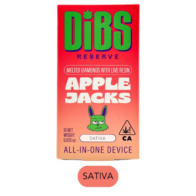 Photograph of product: Dibs Reserve: Apple Jacks AIO 1g - 
