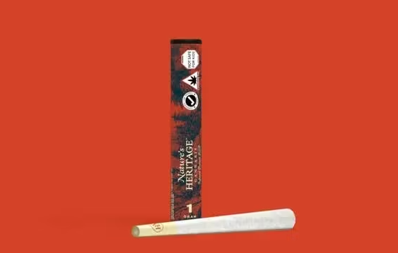 Photograph of product: Natures Heritage | Double Krush | Bubble au chocolat Inf. Preroll | 1g
