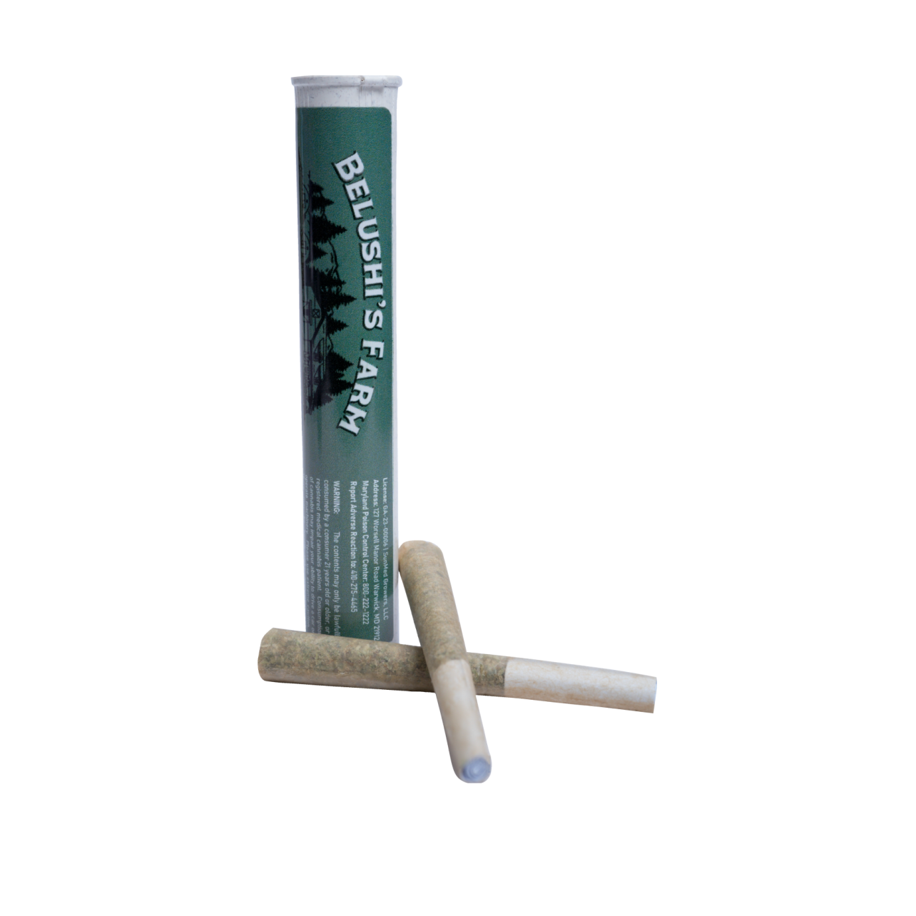 Photograph of product: Belushi's Farm 1g Multi-Pack Prerolls 2 x - Hashburger