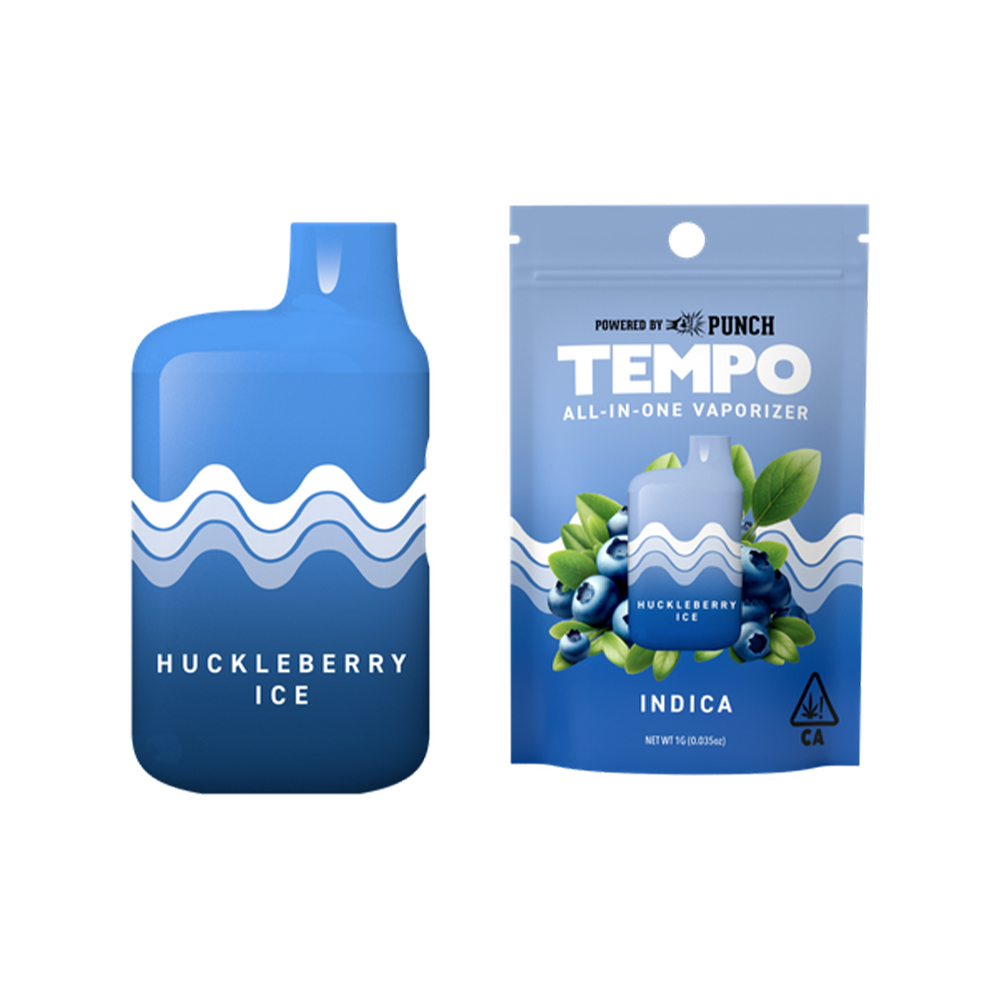 Photograph of product: Huckleberry Ice - All-In-One Vape
