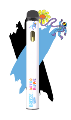 Photograph of product: Breeze x Astro Hippie | Chill Disposable | Tropical Rainbow Beltz | 1g