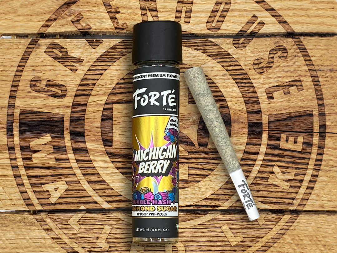 Photograph of product: Forte | Michigan Berry | 1g au chocolat Infused Pre Roll