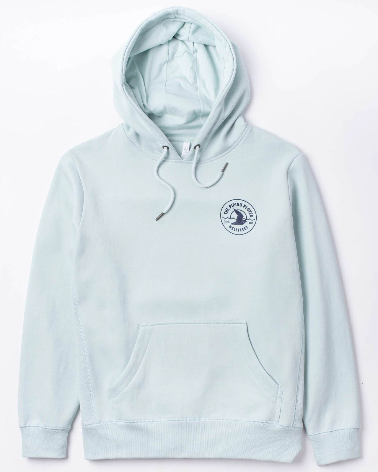 Photograph of product: Heavyweight GOTS Organic Cotton Hoodie (Seafoam Blue) - M