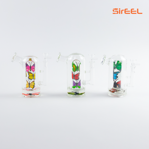 Photograph of product: Sireel Butterfly Bliss Gycerin Bong | 7in