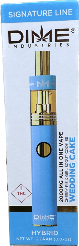Photograph of product: Dime | Wedding Cake Disposable Vape | 2g