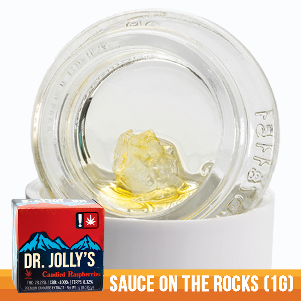 Photograph of product: Dr. Jolly's - Purple Pakistani Kush - 1g Sauce & Rocks