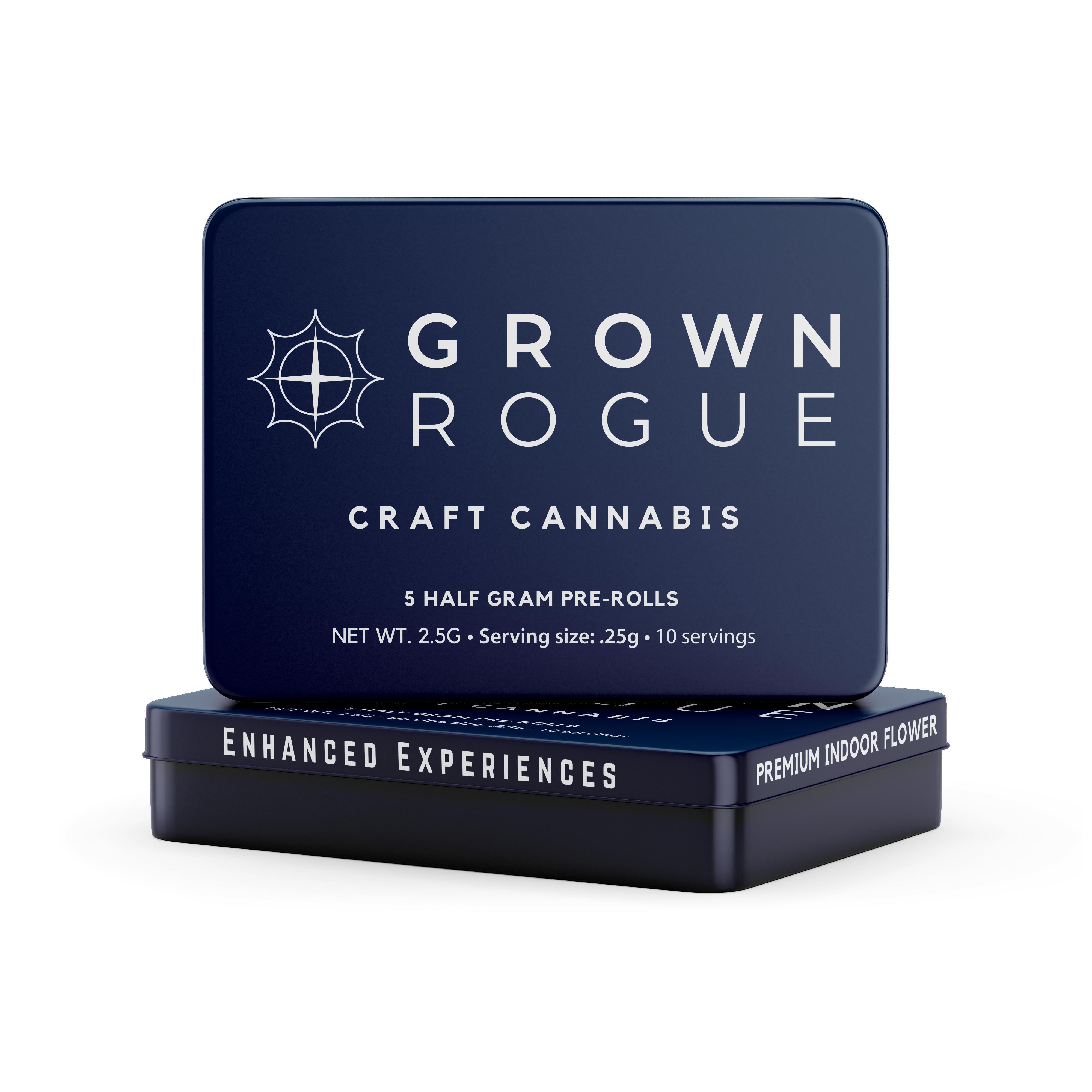 Photograph of product: Grown Rogue - Sweet Retreat - 5pk prerolls
