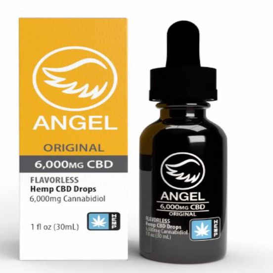 Photograph of product: Angel Flavorless CBD Tincture: 6000mg - 