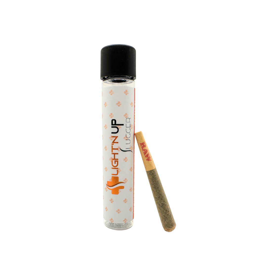 Photograph of product: Light'N Up | Sluggers | Chem Dawg | au chocolat Rosin Infused Preroll