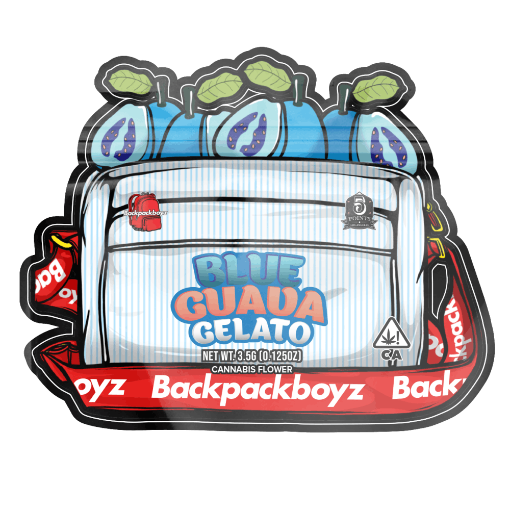 Photograph of product: $35 3.5g - Blue Guava Gelato - BackPackBoyz