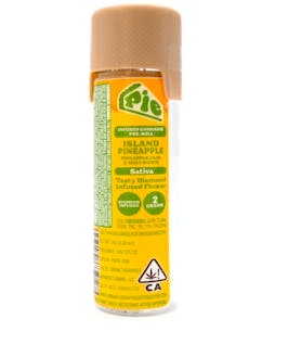 Photograph of product: Island Pineapple | 1g x 2pk Infused Prerolls - 