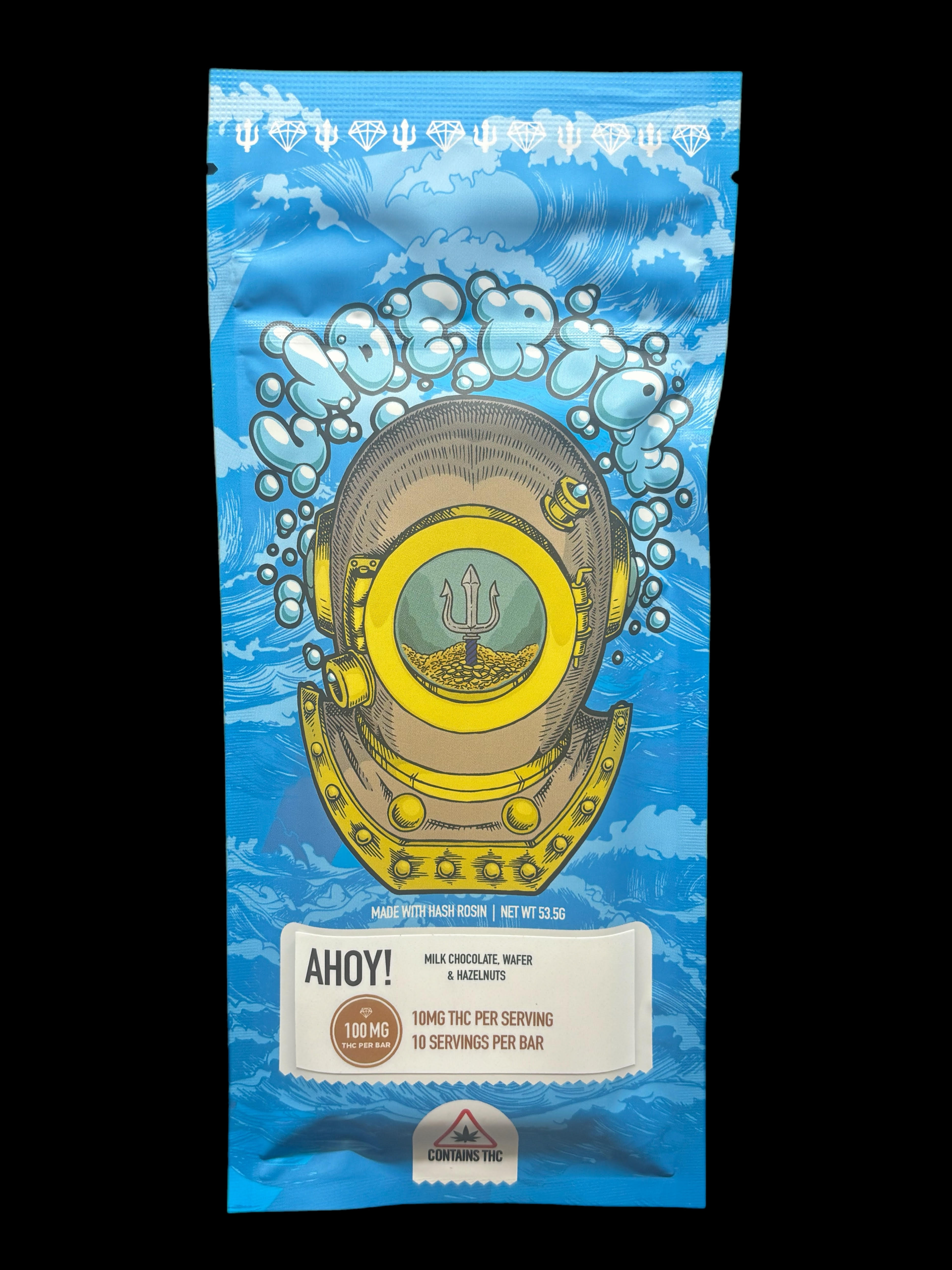 Photograph of product: Undertow Oui'd: AHOY! 100mg Chocolate Bar