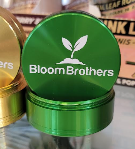 Photograph of product: 2.5" 4 Piece Cali Crusher x Bloom Brothers Grinder - Green