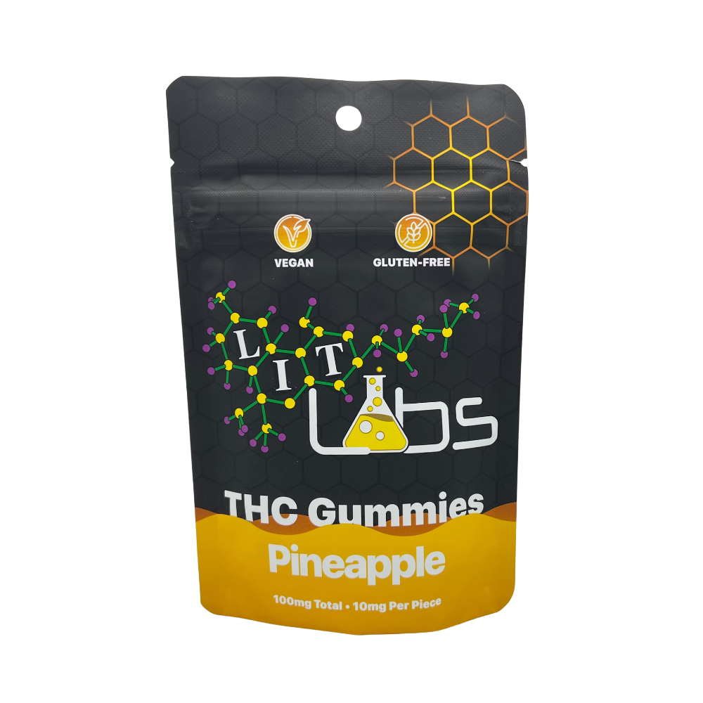 Photograph of product: Lit Labs | Gummy | Pineapple | 200mg