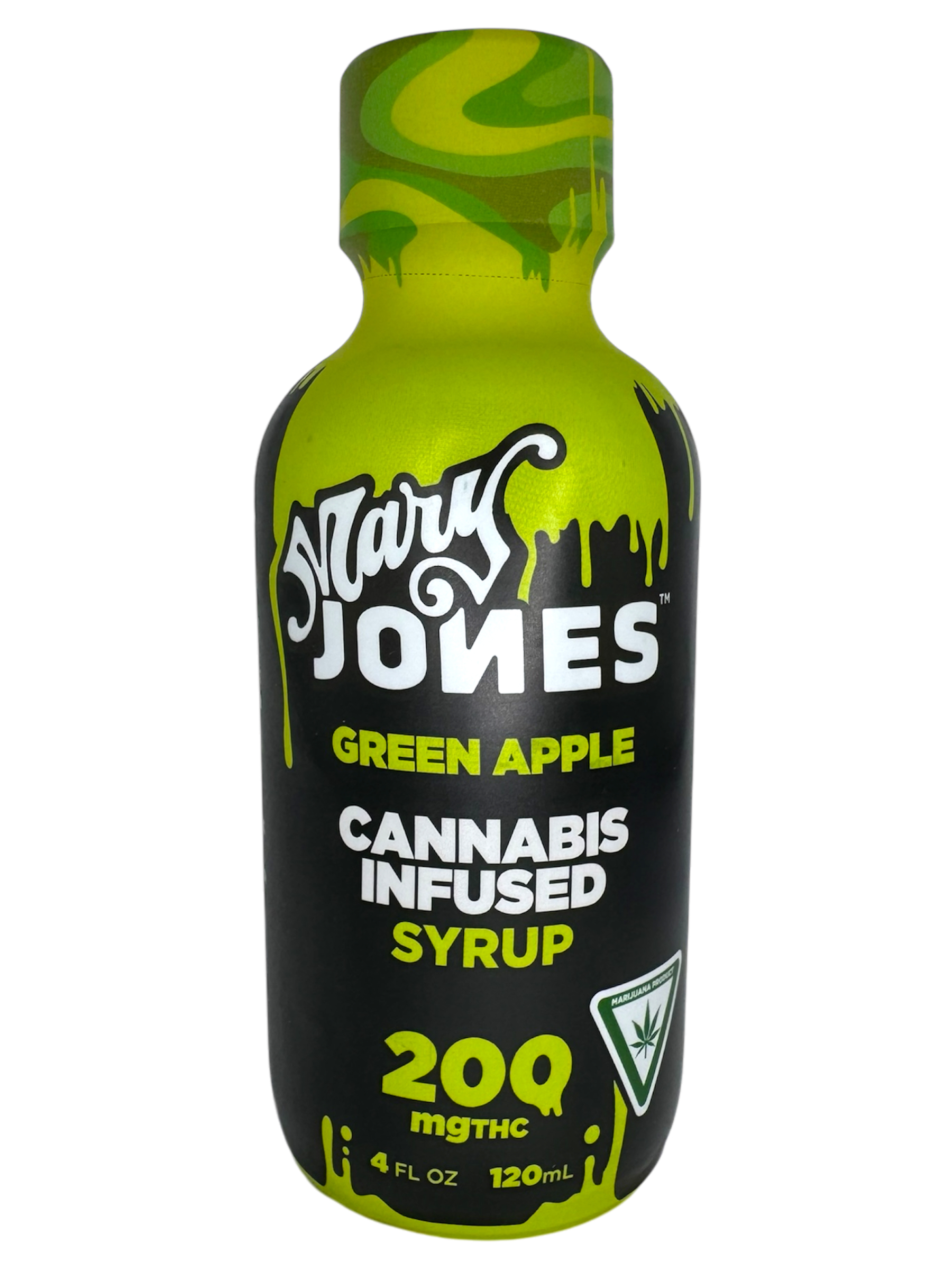 Photograph of product: 200mg Green Apple Thc Syrup
