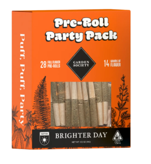 Photograph of product: 28-PACK - BRIGHTER DAY - GREEN CRACK (14G)