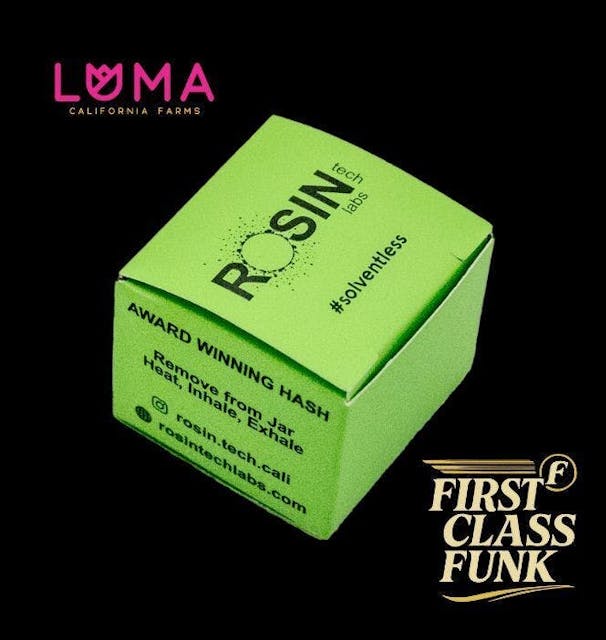 Photograph of product: First Class Funk Green Label - Rosin
