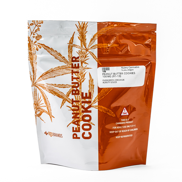 Photograph of product: Peanut Butter Cookies 100mg {R1 15}