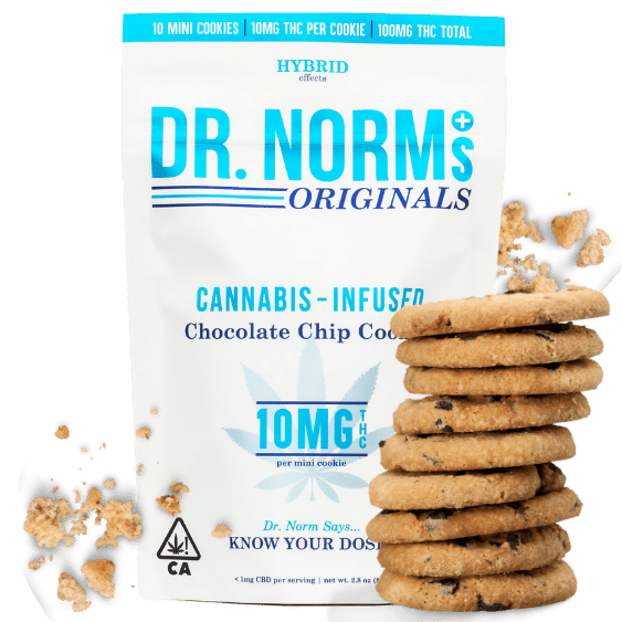 Photograph of product: Chocolate Chip Cookies - 10pc 100mg