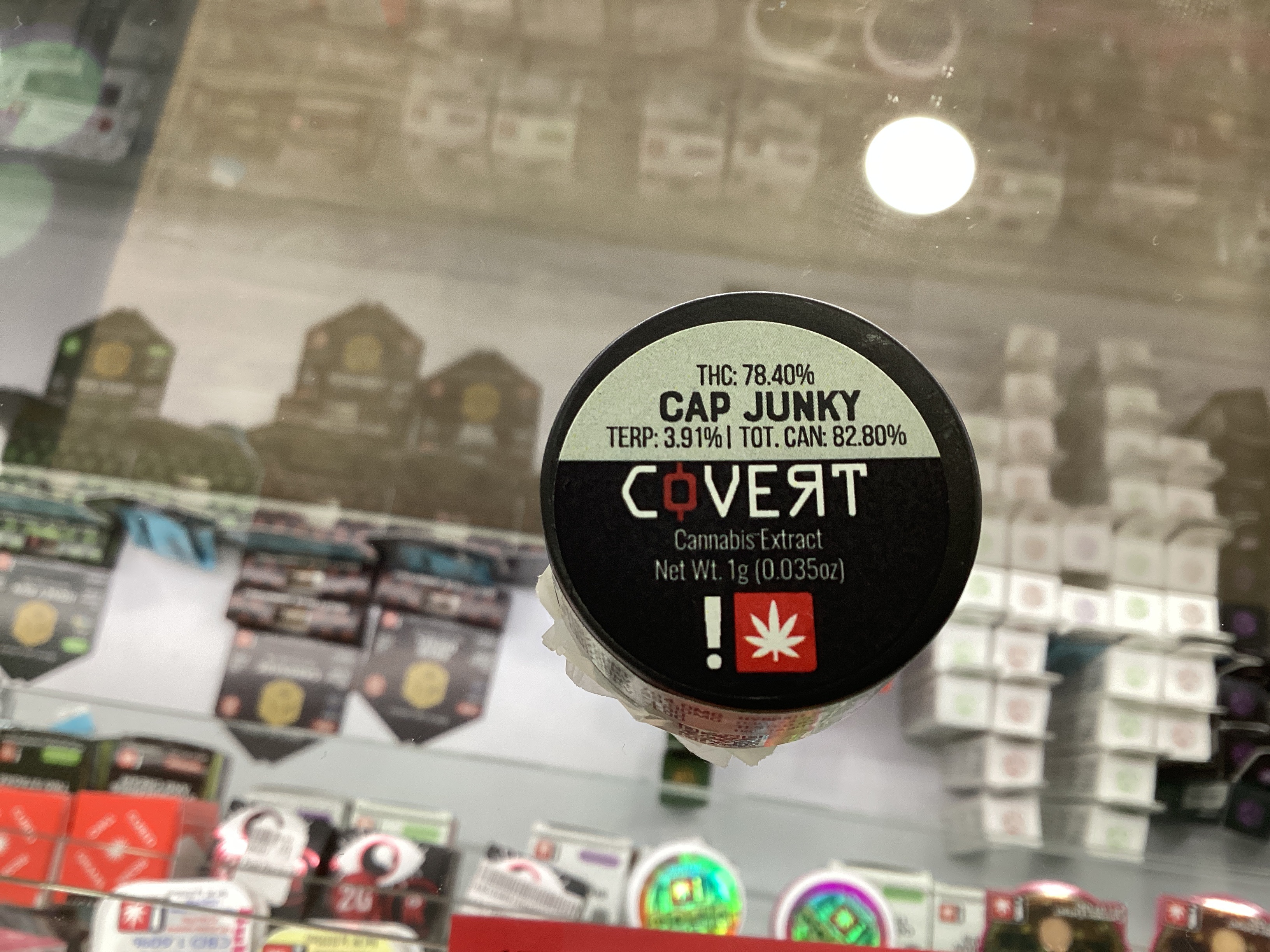 Photograph of product: Covert Cap Junky Cured Resin Batter