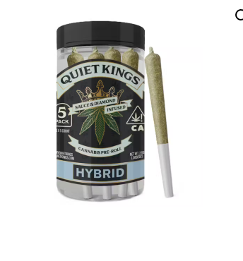 Photograph of product: Orange Gelato Sauce And Diamond Infused Pre Roll 5pk