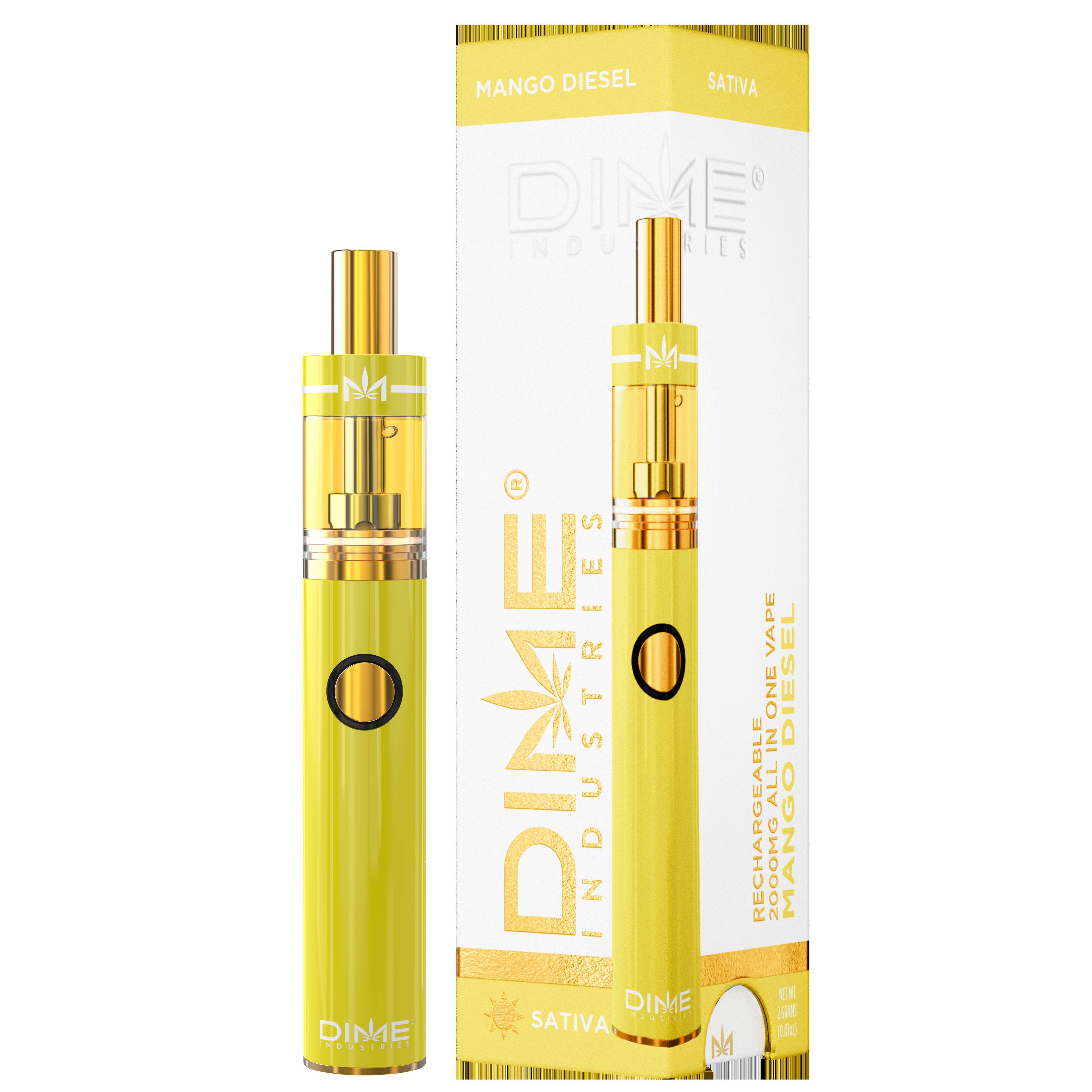 Photograph of product: DIME Signature Line 2g Vape Mango Diesel