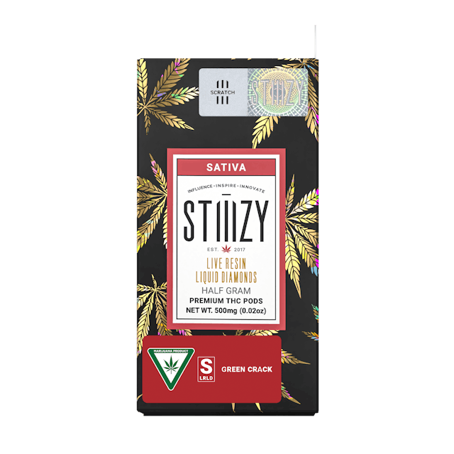 Photograph of product: Green Crack | .5g Liquid Diamond Pod