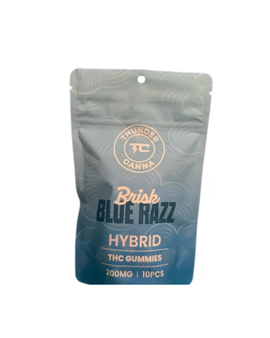 Photograph of product: Thunder Canna | Blue Razz | 200MG | 10 PCS