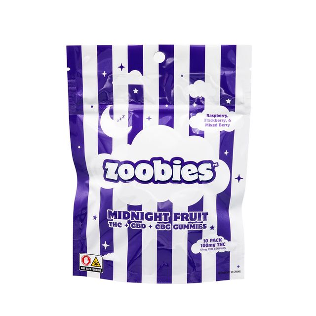 Photograph of product: Zoobies Midnight | 100mg